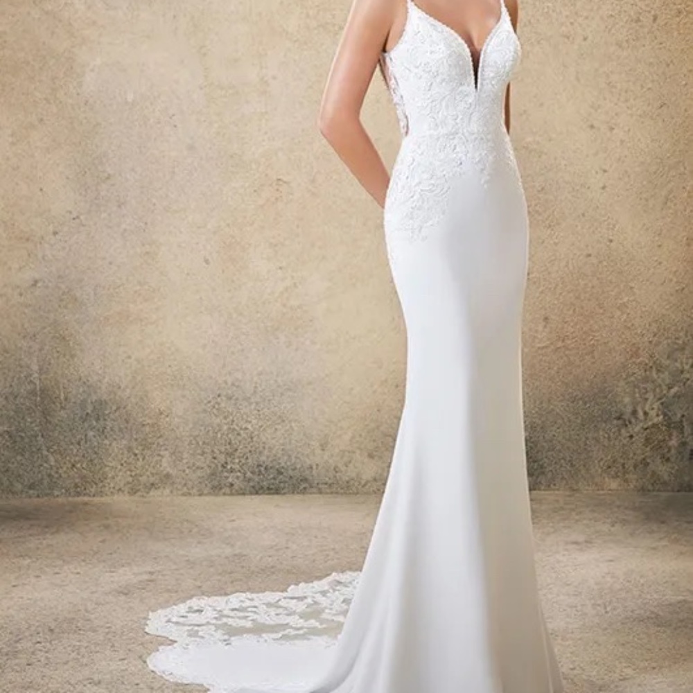NEVER WORN, UNALTERED Wedding Gown- Morilee Rasia 5773